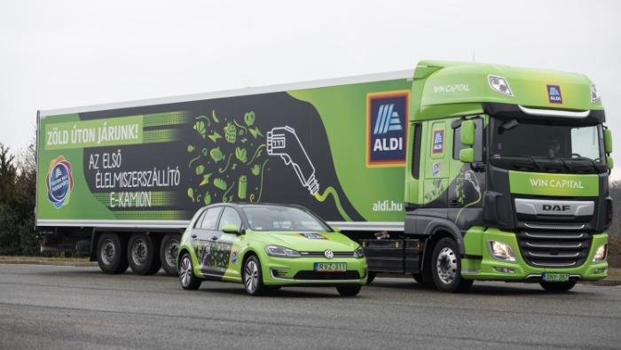 Második e-kamionját állította forgalomba az ALDI