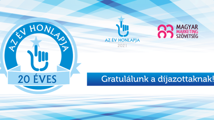 Megvannak ’Az Év Honlapja’ 2021 nyertesei