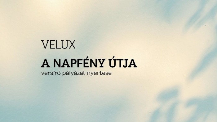 Megvannak a VELUX pályázatának győztesei