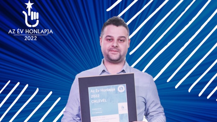 ,,A díj megerősítést jelent, hogy jó úton haladunk"