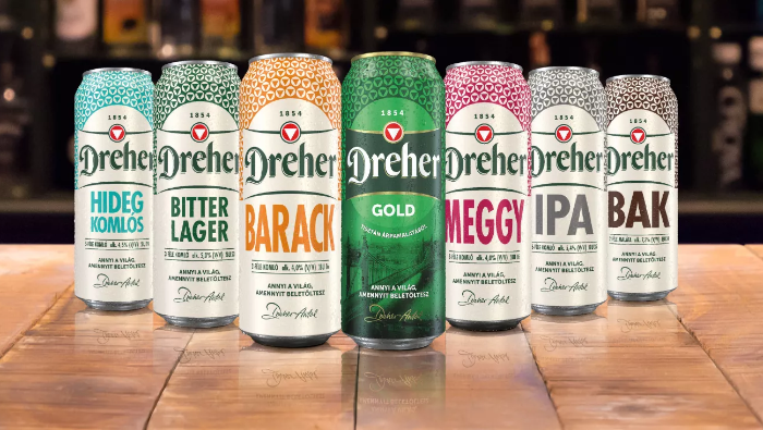 Egységes csomagolással újít a Dreher