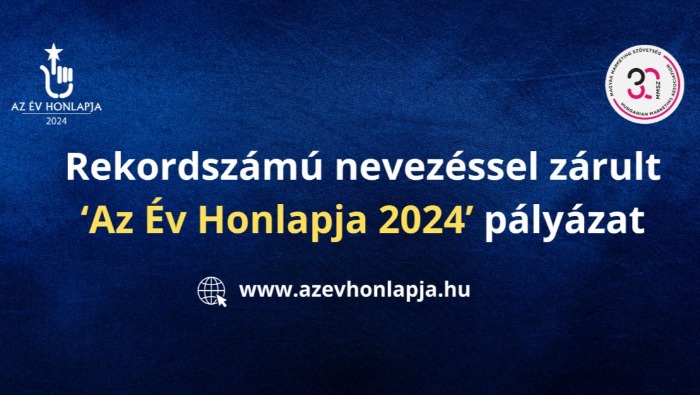 Megvannak „Az Év Honlapja” 2024 díjazottjai!