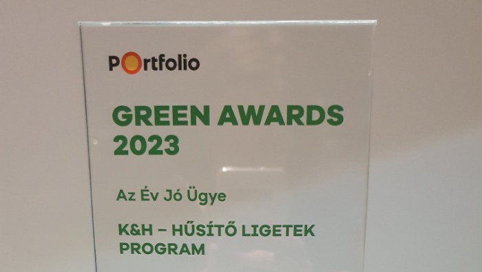 A K&H hűsítő ligetek kapta az Év Jó Ügye díjat