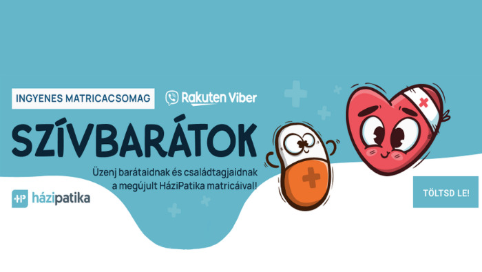 Viber-matricákkal erősíti a prevenciót a HáziPatika.com