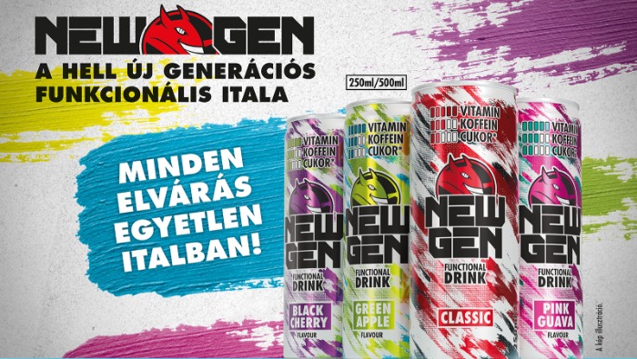 Megérkezett a HELL New Gen - Az új generációs funkcionális ital