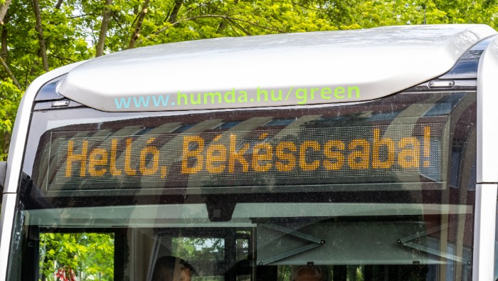 Második alkalommal közlekedik elektromos busz Békéscsabán