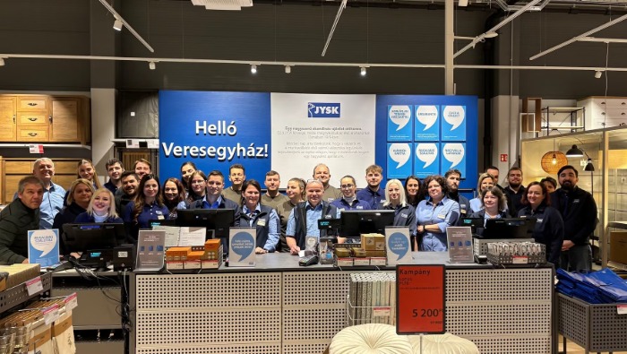 Veresegyházán nyílt meg a JYSK 103. magyarországi üzlete