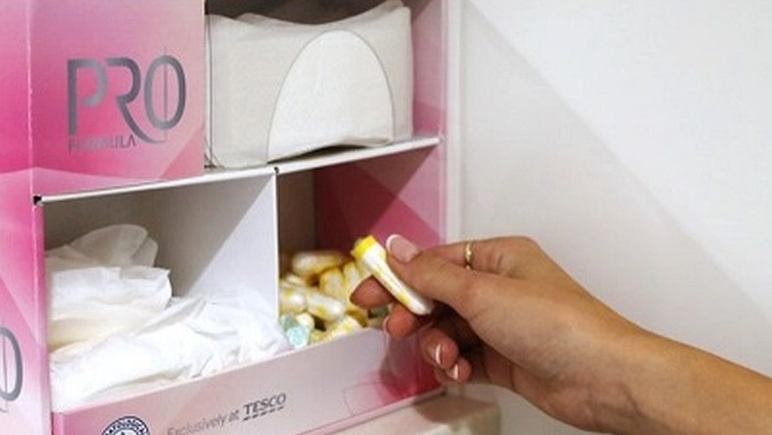 Már nem kell áfát fizetni a Tesco sajátmárkás menstruációs termékeire