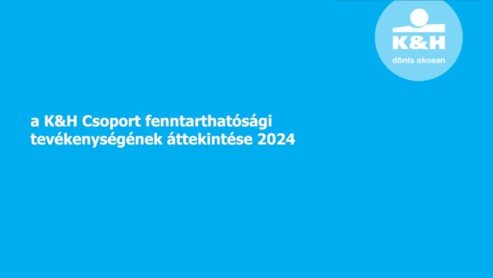 Így tett a K&H a fenntarthatóságért 2024-ben