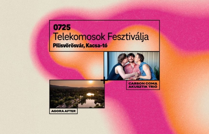 Országh Adél, Sipos Máté és Carson Coma Akusztik Trió a Telekomosok Fesztiválja a következő állomásán