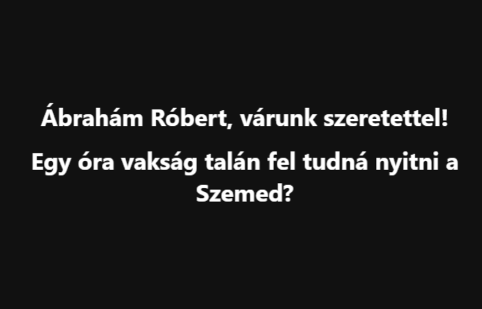 A Láthatatlan Kiállítás érzékenyítéssel reagált Ábrahám Róbert „vicsorgó, vak ember” kijelentésére