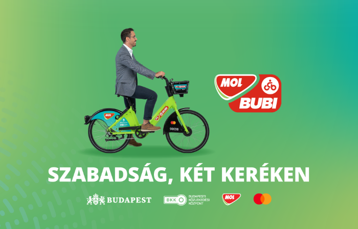 Itt a MOL Bubi 3.0: újra ellepik a fővárost a zöld közbiciklik