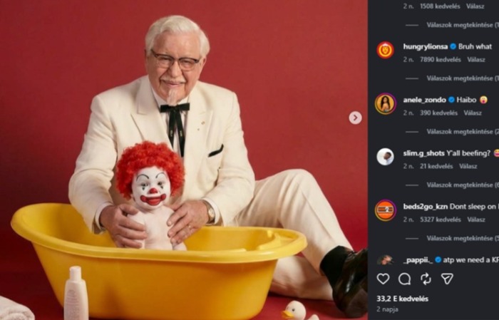 Márkatrollkodás mesterfokon: így alkotta újra a KFC Messi és Yamal közös fotóját