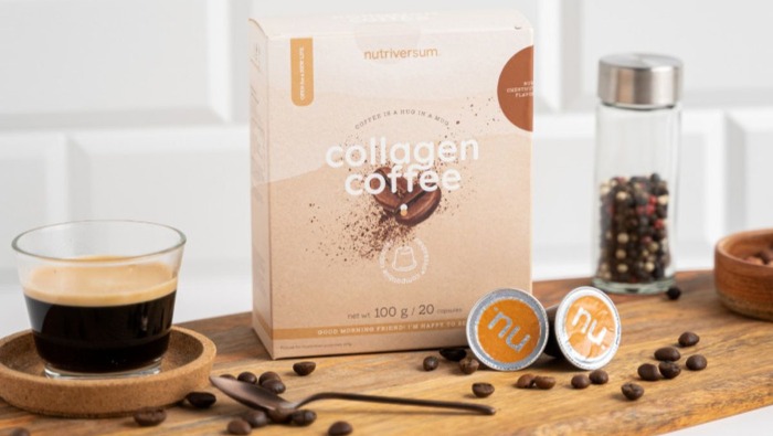 Kollagénes kávéval rukkolt elő a Nutriversum