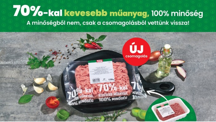 Csökkenti a felhasznált műanyag mennyiségét a SPAR
