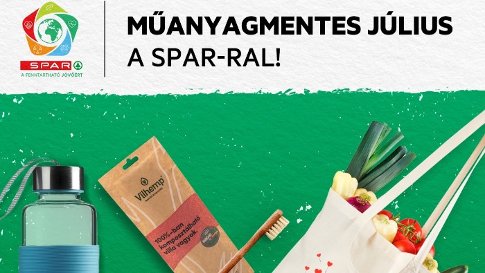 Műanyagmentes július: szemléletformáló kampányt indított a SPAR