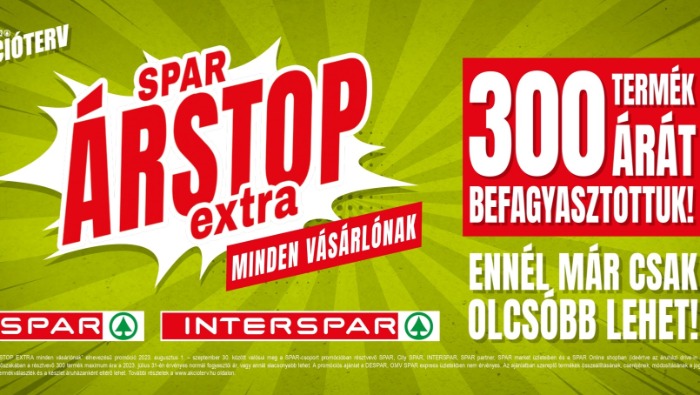 Év végéig befagyasztja árait a SPAR