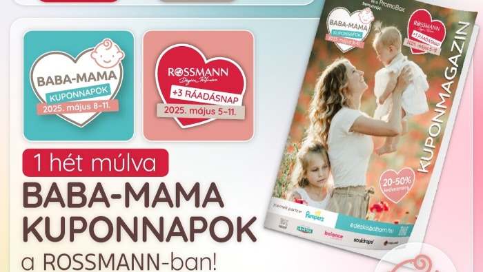 Újra Baba-Mama Kuponnapok a Rossmannban