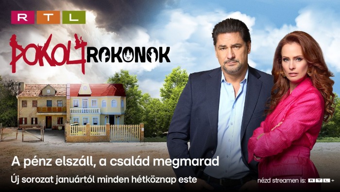 Január 2-án érkezik az RTL vadonatúj sorozata a Pokoli rokonok