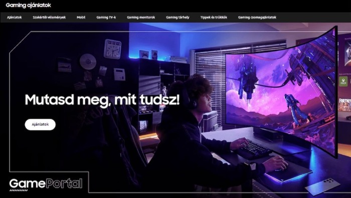 Videójátékosokra specializált felületet mutat be a Samsung