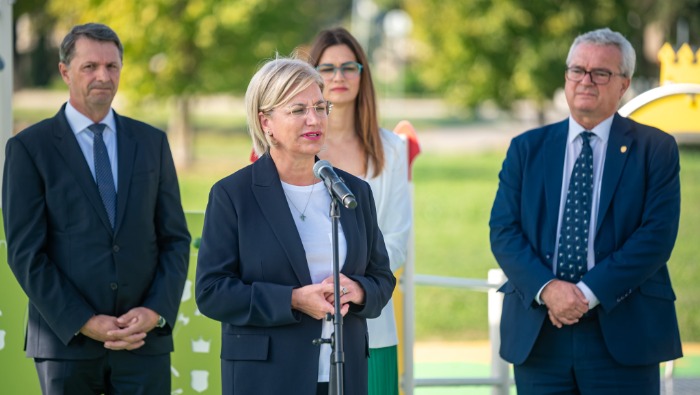 Már Nagykanizsán is épült befogadó játszótér