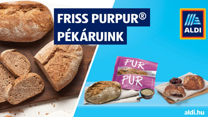 Purpur termékek az ALDI kínálatában