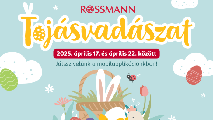 Tojásvadászat a Rossmann appban!