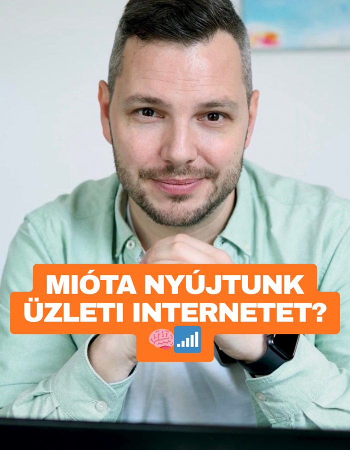 TikTok - Mióta nyújtunk üzleti internetet