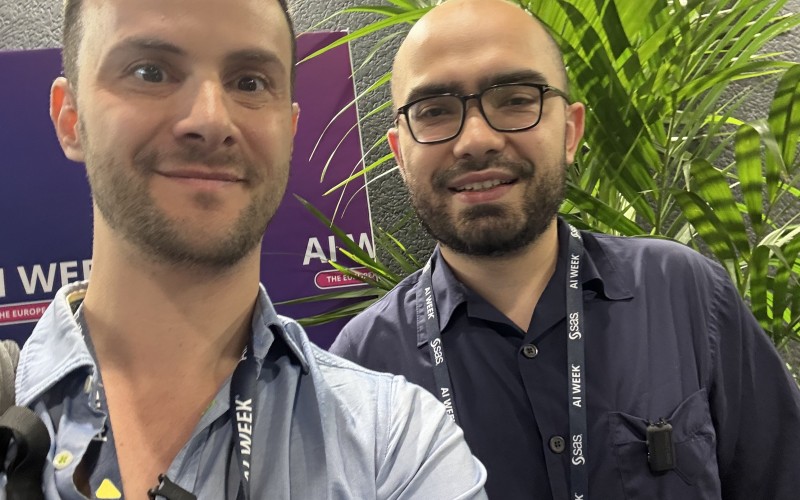 Milánói AI Week - Szántó Péter és Alex Mashrabov