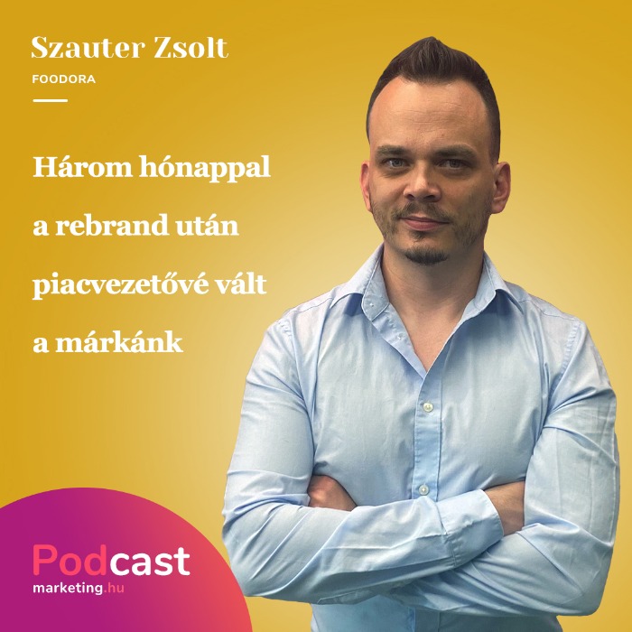Szauter Zsolt - Három hónappal a rebrand után piacvezetővé vált a márkánk